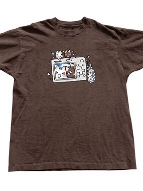 Gildan Cute Cat Game Console Graphic Tee
